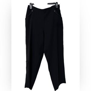 Jamie Sadock Pants Women’s Golf Black side Zipper lightweight pants size 6‎